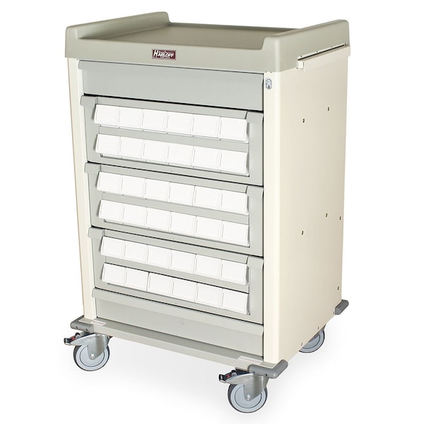 Aluminum Cassette Medication Cart